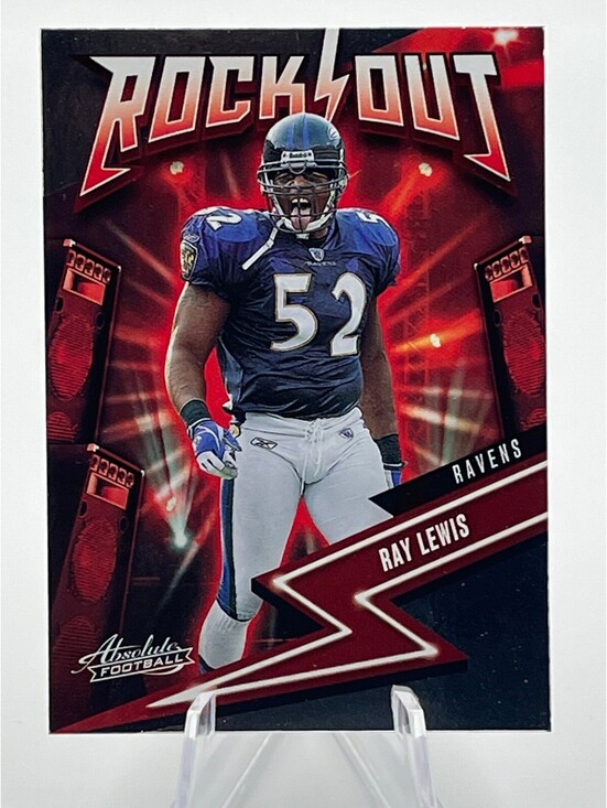 Panini Other - Ray Lewis Rock Out Insert 2023 Panini Absolute Football #16 NFL Baltimore Ravens